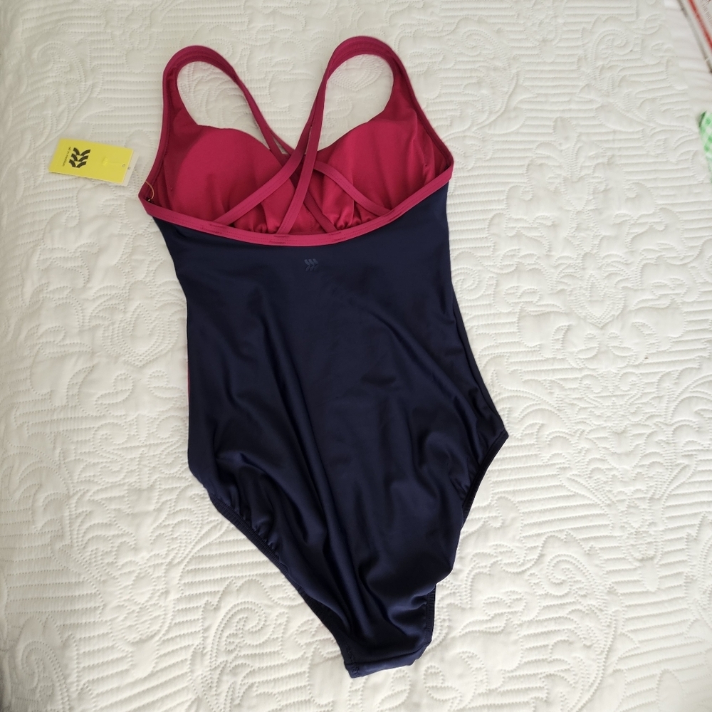 All In Motion Racerback One Piece Swimsuit - Picture 6 of 12